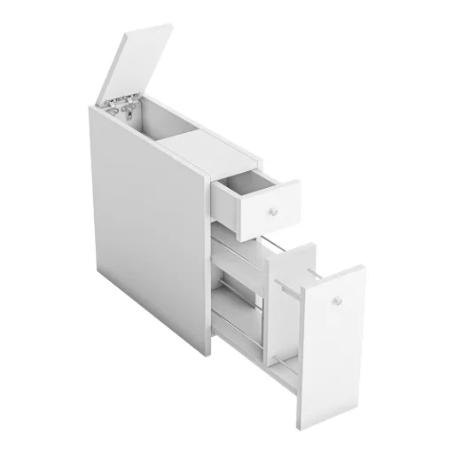 Fürdőszobaszekrény, 60x55x20cm  fehér