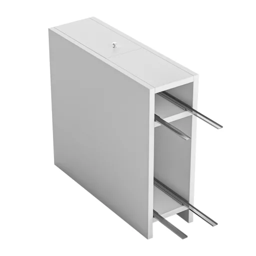 Fürdőszobaszekrény, 60x55x20cm  fehér