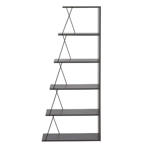 Könyvespolc 150x50x22, antracit