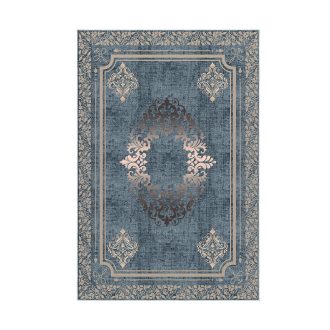 2db-os fürdőszoba szőnyeg szett, kék