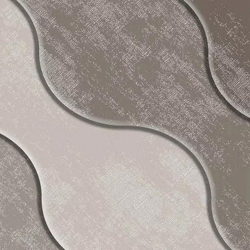 Kavics mintás fürdőszoba szőnyeg szett, barna