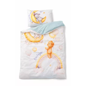 4 részes gyermek ágyneműszett 100x150cm, macis