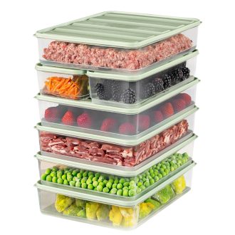 7 darabos műanyag tároló szett