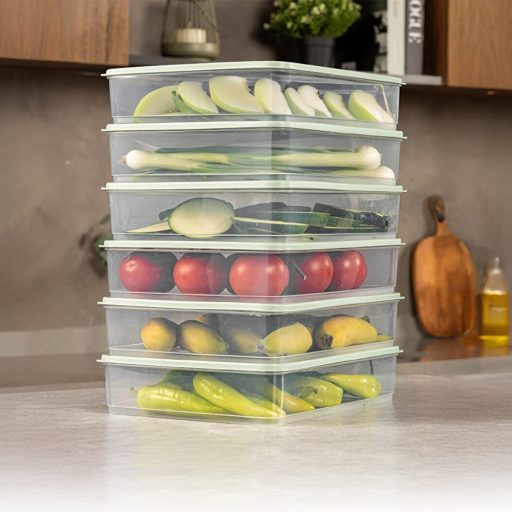 7 darabos műanyag tároló szett