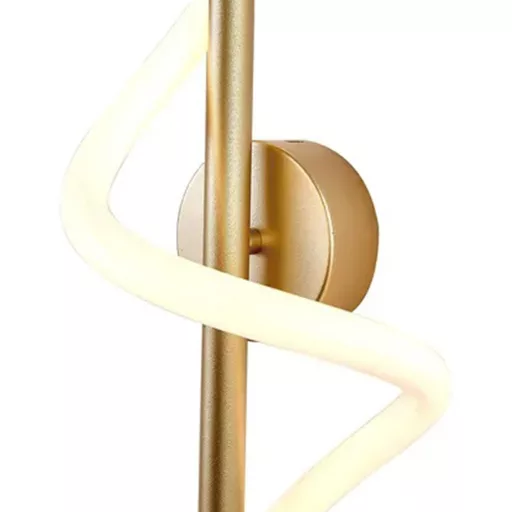 Spirál formájú LED fali lámpa