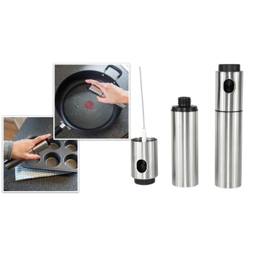 Olajspray rozsdamentes palackban