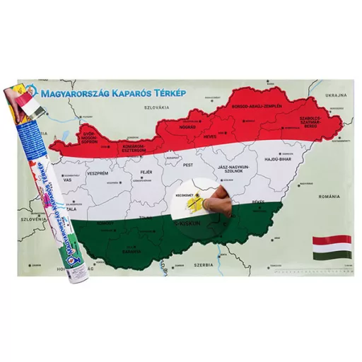 Magyarország kaparós térkép