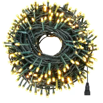   LED fényfüzér választható méretben és színben-120 LED-es-melegfehér