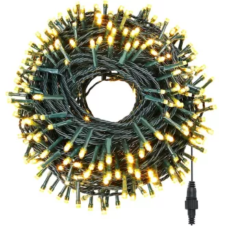   LED fényfüzér választható méretben és színben-240 LED-es-melegfehér