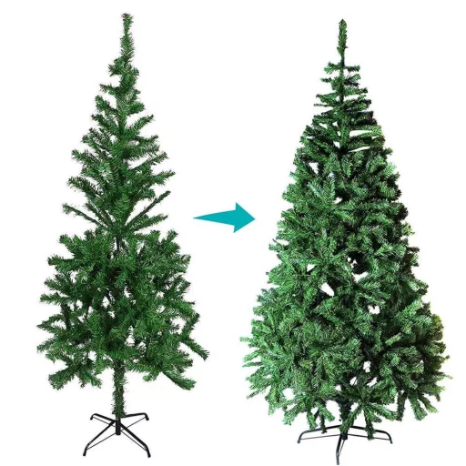 Nordmann műfenyő fém talppal, 4 méretben-120 cm