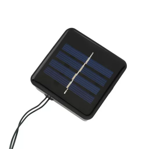 100 LED-es napelemes kerti fényfüzér-20 méteres-hideg fehér