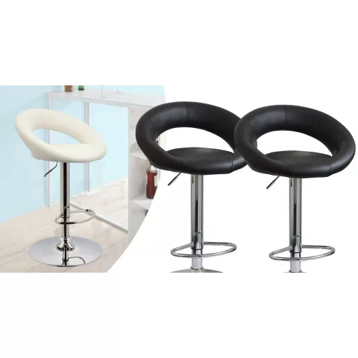 2 db bárszék, választható színben-fekete