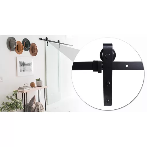 Tolóajtó sín szett 2 típusban-dupla