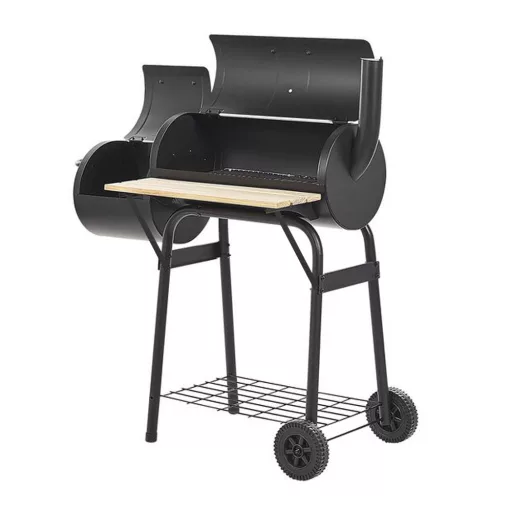 2in1 faszenes BBQ grill és smoker 