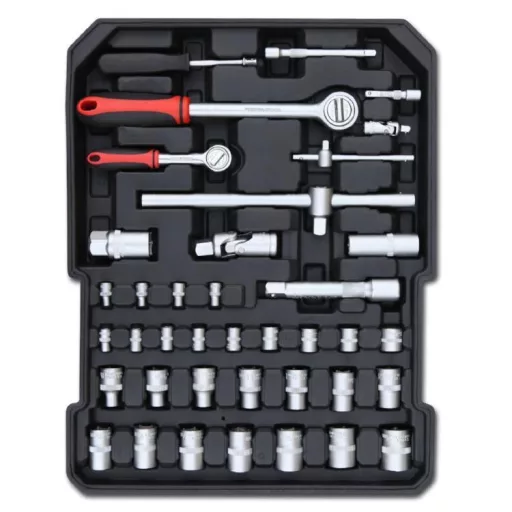 187 részes barkácskészlet gurulós bőröndben