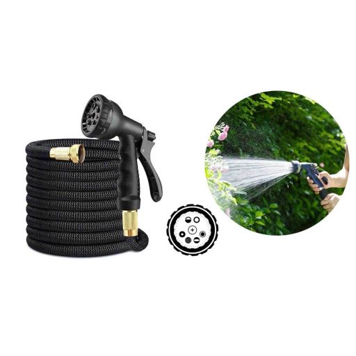 Nyomásra táguló locsolócső 3 méretben-15 méteres