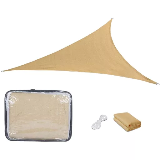 Szögletes napvitorla, 3,6 méteres, több típusban