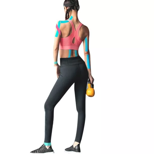 4 db kineziológiai szalag választható színben-zöld