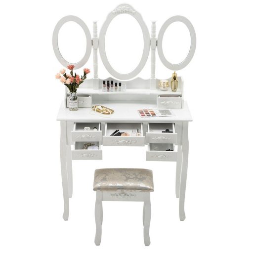 Fésülködő asztal Milano, több színben-fehér