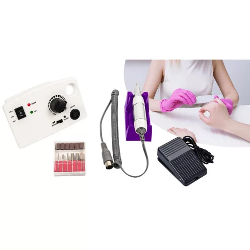 Pedálos körömcsiszoló pedikűrhöz, manikűrhöz