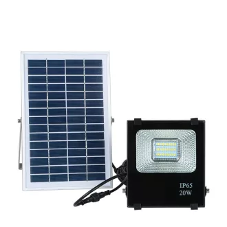 Napelem paneles  LED reflektor, 4 típusban-20 W