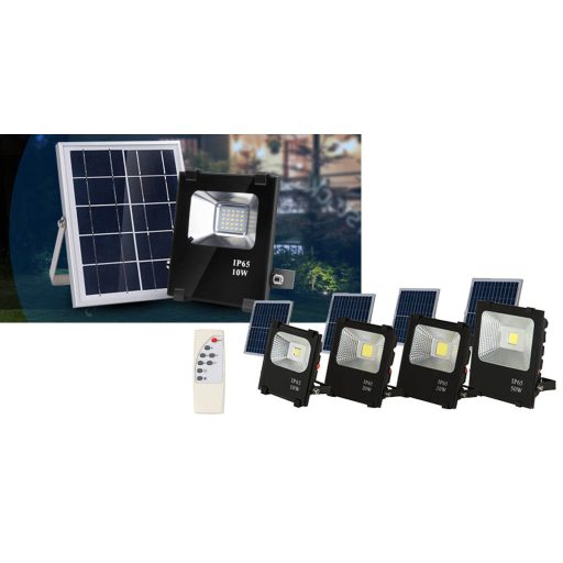 Napelem paneles  LED reflektor, 4 típusban-20 W