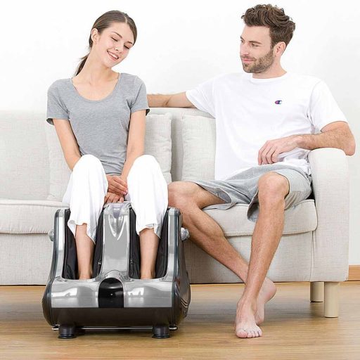 Láb- és vádlimasszírozó, 2 színben-ezüst