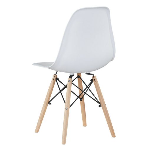 4 db modern étkezőszék, 4 színben-fehér