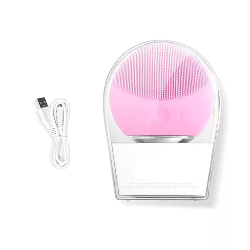 Elektromos arcmasszírozó-rózsaszín