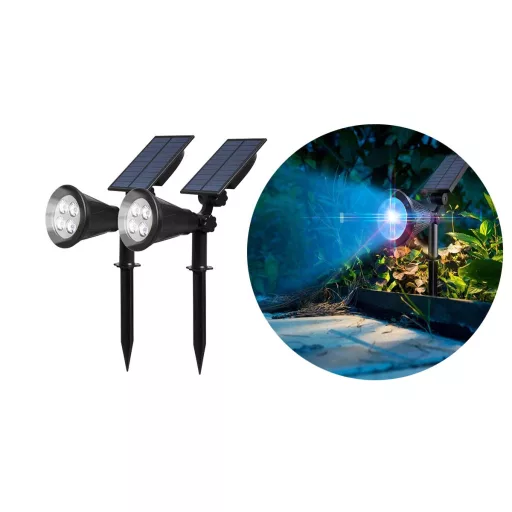 2 db-os napelemes épület díszvilágítás