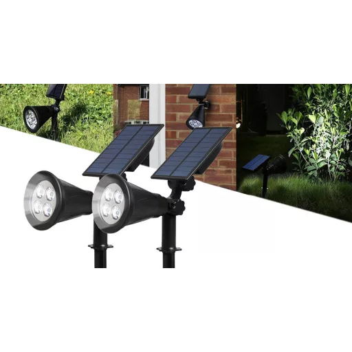 2 db-os napelemes épület díszvilágítás