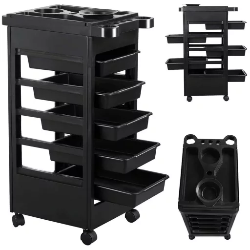 Fodrászkocsi 5 fiókkal