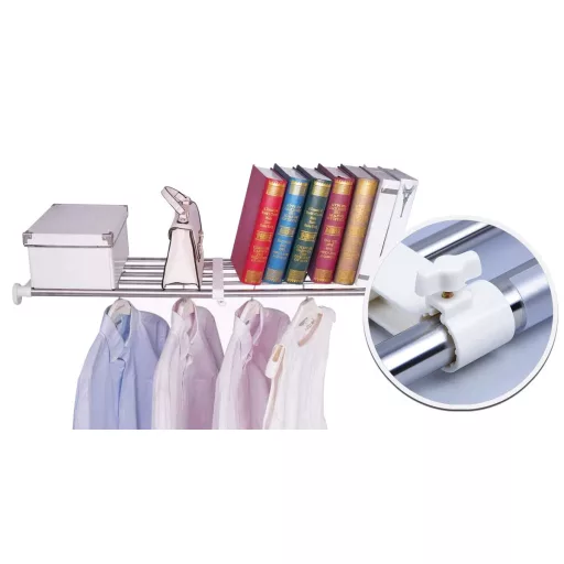 Mobil teleszkópos polc