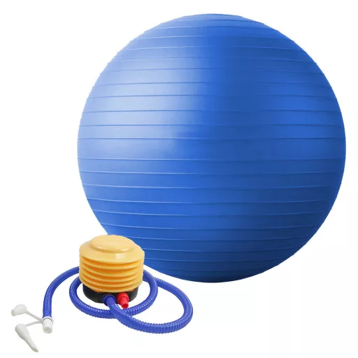 Fitnesz labda, 75 cm, pumpával