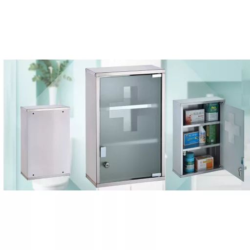 Zárható gyógyszertartó doboz