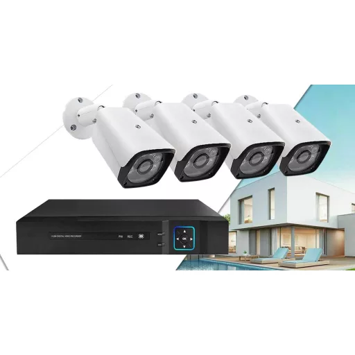 Vezetékes AHD kamerarendszer - 4 kamerás