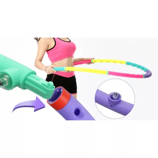 Színes hulahopp karika 98 cm