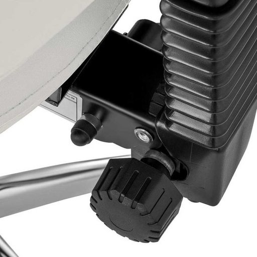 Háttámlás, nyerges forgószék 2 színben-fehér