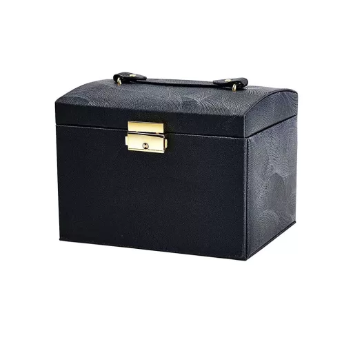 Ékszertartó táska, több színben-fekete