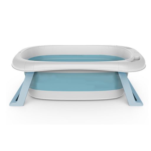 Összecsukható babakád hálóval, 2 színben-kék