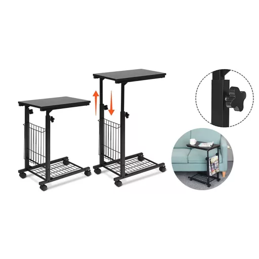 Gurulós laptop tartó állvány