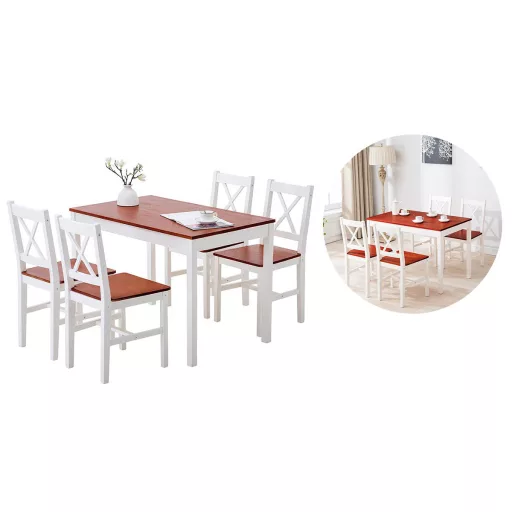 Étkezőasztal 4 székkel