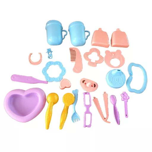 Játék állatgondozó szett, 72 részes