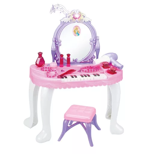 2 az 1-ben játék fésülködő asztal és zongora