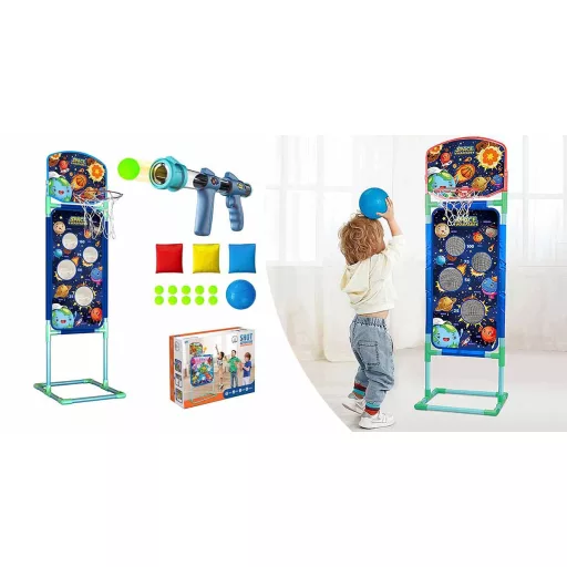 Ügyességi játék kosárpalánkkal