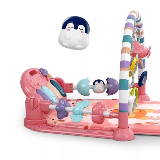 Zongorás játszószőnyeg - több típusban-rózsaszín