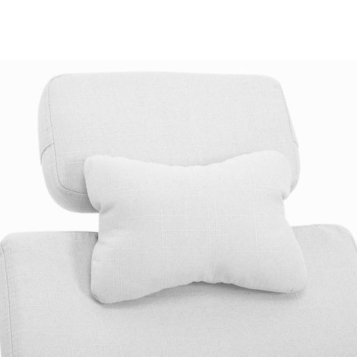 Fejtámlás irodai forgószék - több színben-fehér