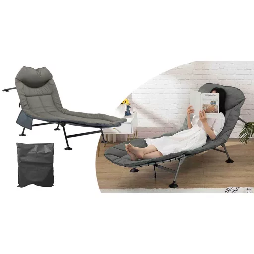 Kempingágy összecsukható kivitelben