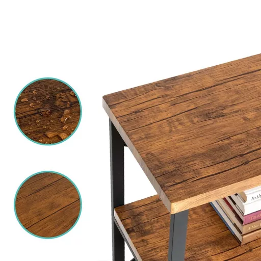 Háromszintes tároló polc