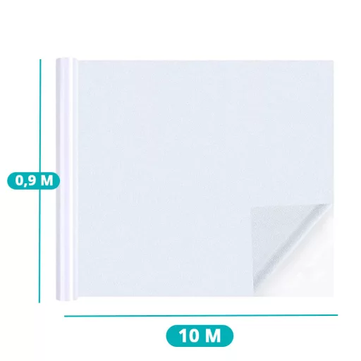 Öntapadós belátásgátló ablakfólia 0,9x10m